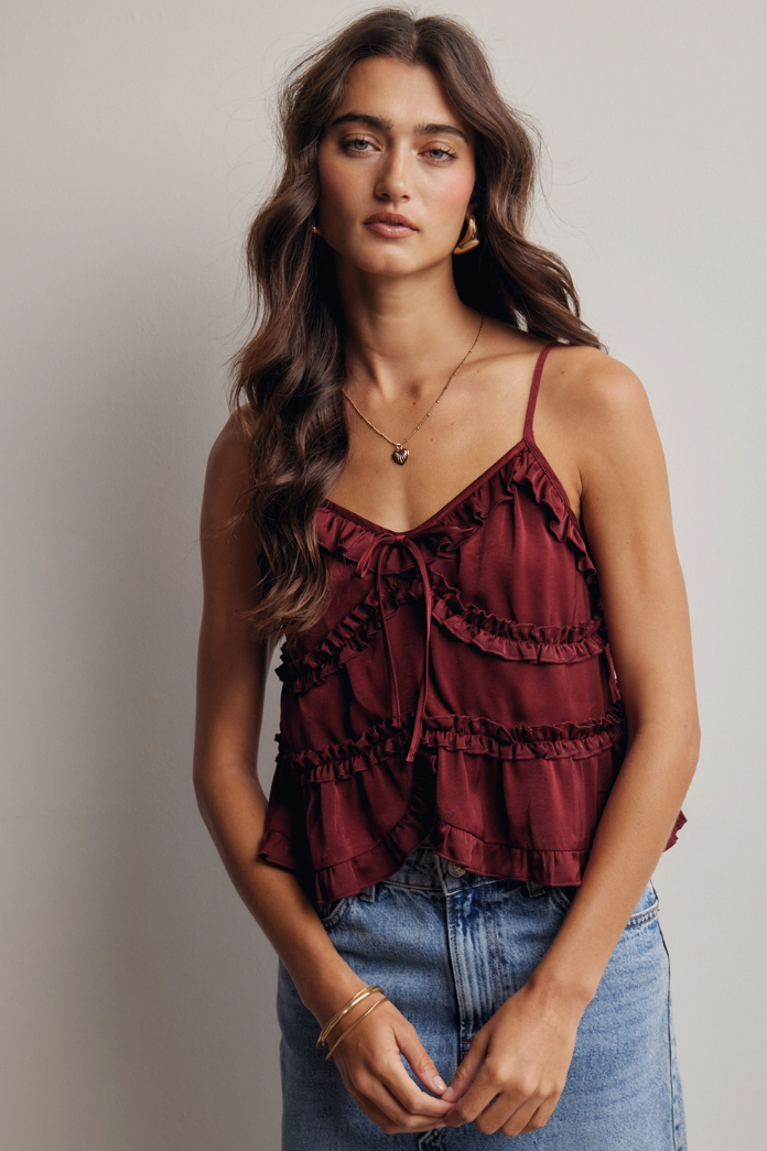 •NERIAH• cami top & ankle tie pants separates
