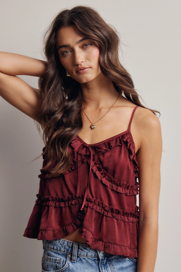 •NERIAH• cami top & ankle tie pants separates