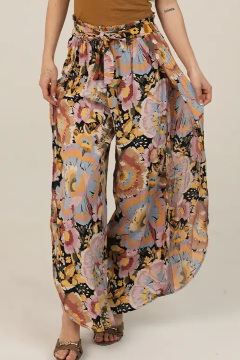 •COLADA• tulip wrap style pants
