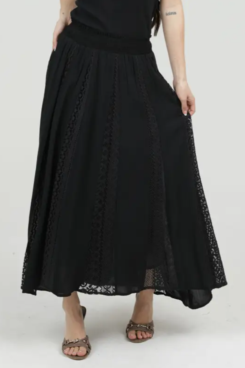 •CORVINA• lacy maxi skirt