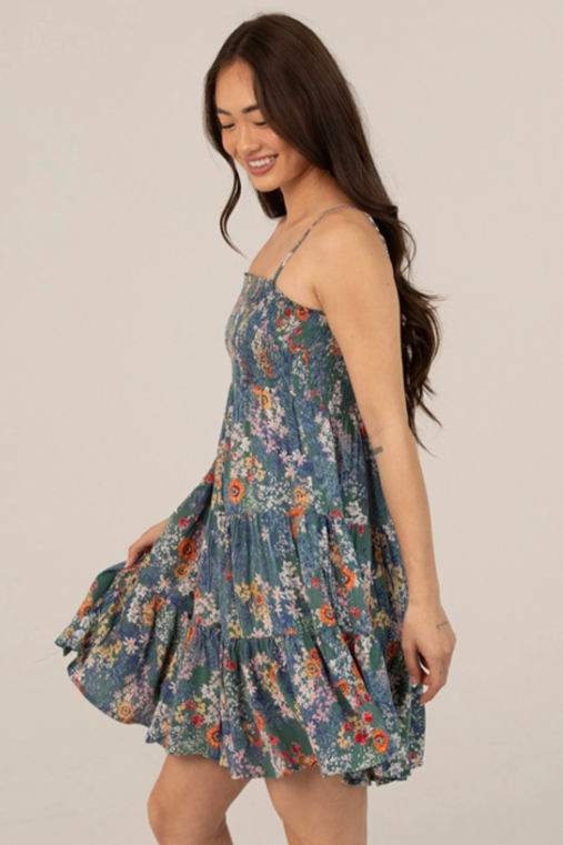 •CASSIE• floral smocked bodice sundress