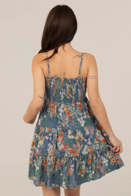 •CASSIE• floral smocked bodice sundress