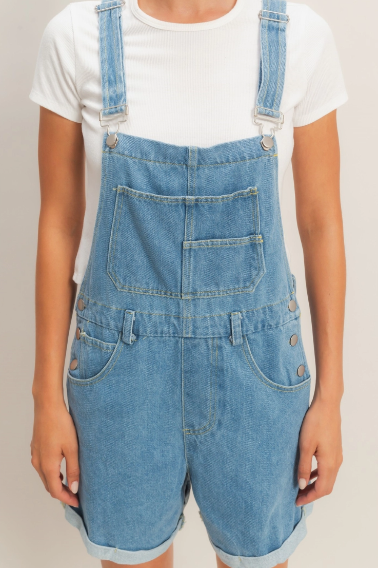 •ARLENE• denim shortalls