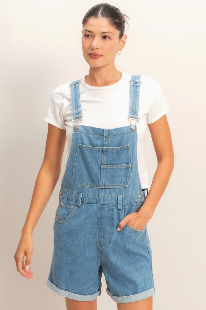 •ARLENE• denim shortalls