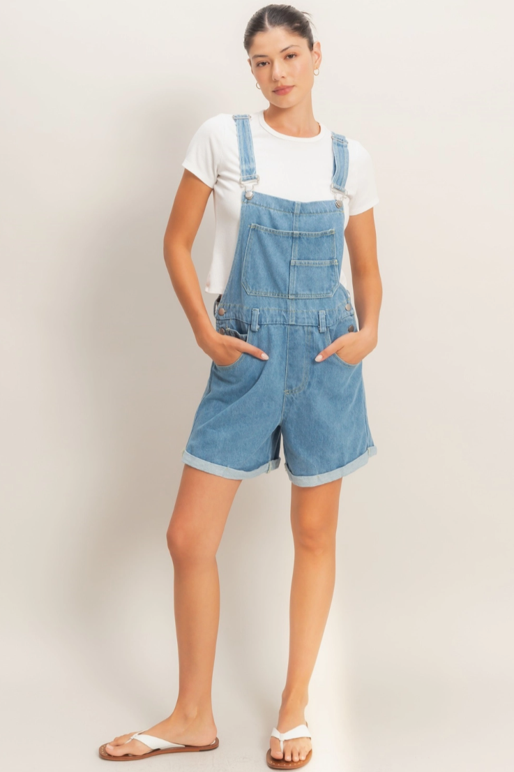 •ARLENE• denim shortalls