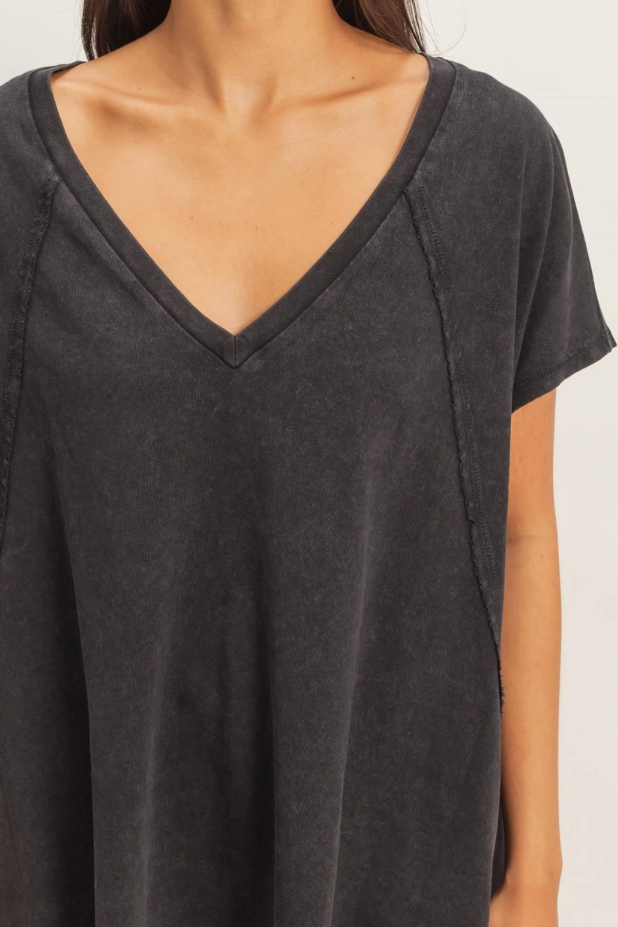 •CARLA• oversized mineral washed tee
