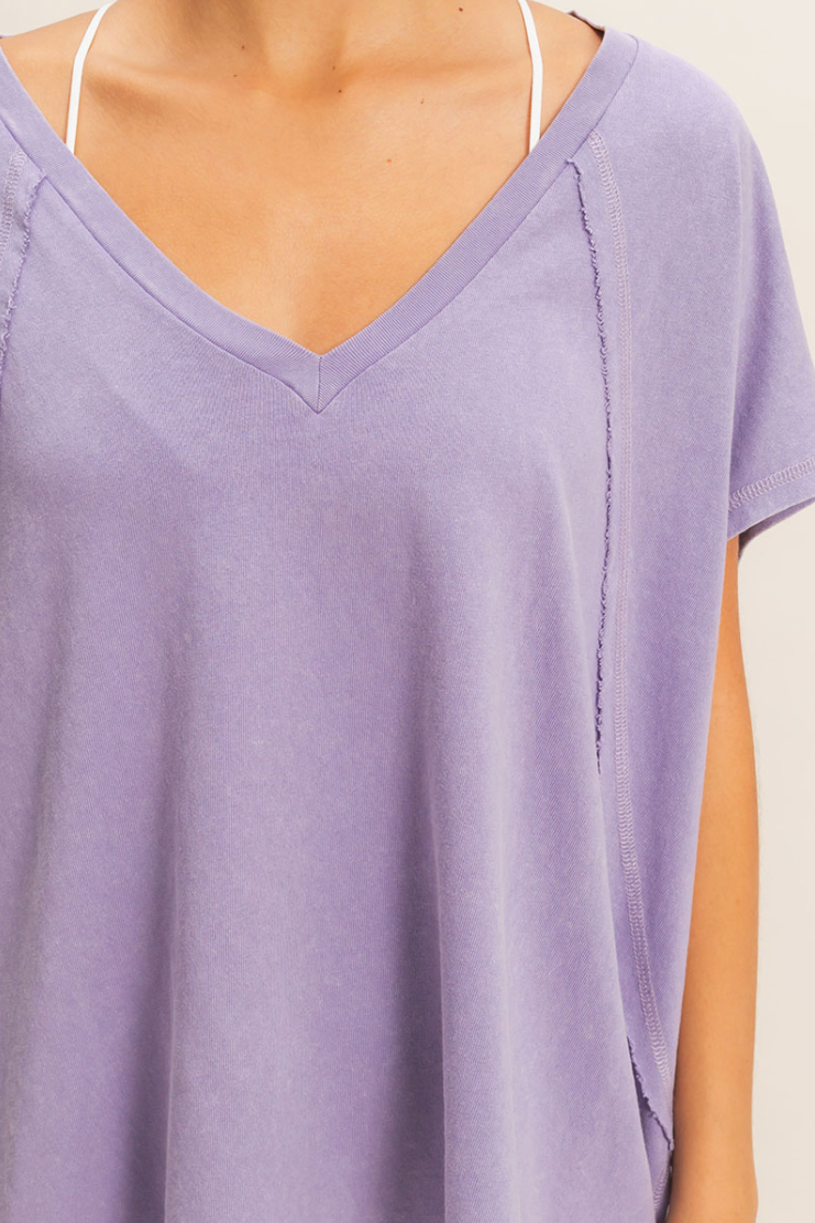 •CARLA• oversized mineral washed tee