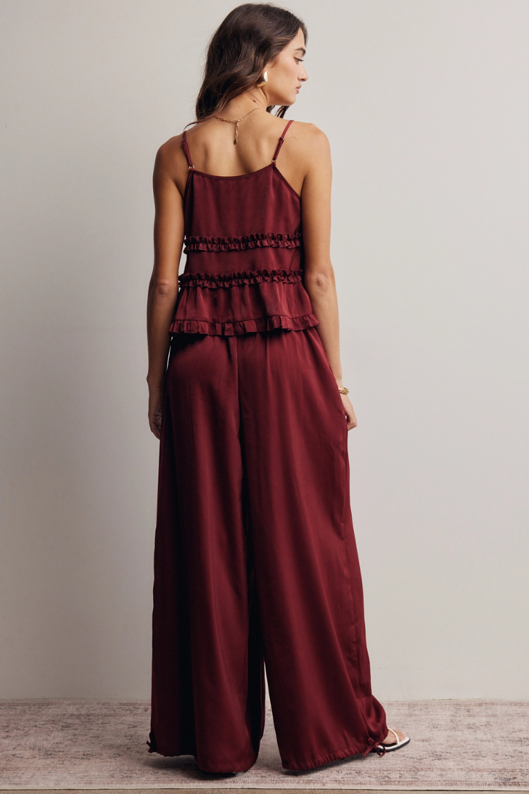 •NERIAH• cami top & ankle tie pants separates