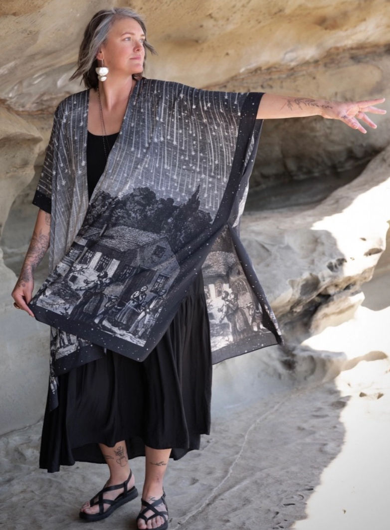 •STARGAZER• ruana style bamboo cardigan
