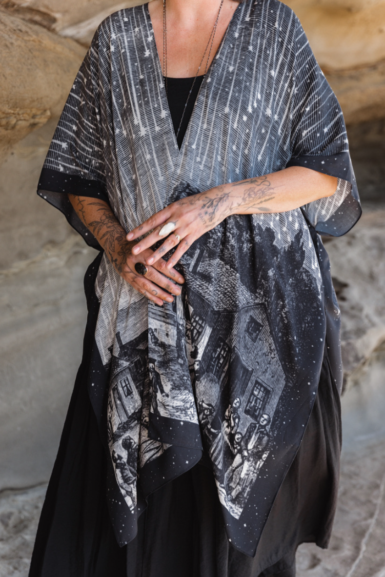 •STARGAZER• ruana style bamboo cardigan