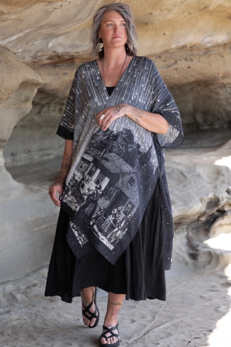 •STARGAZER• ruana style bamboo cardigan