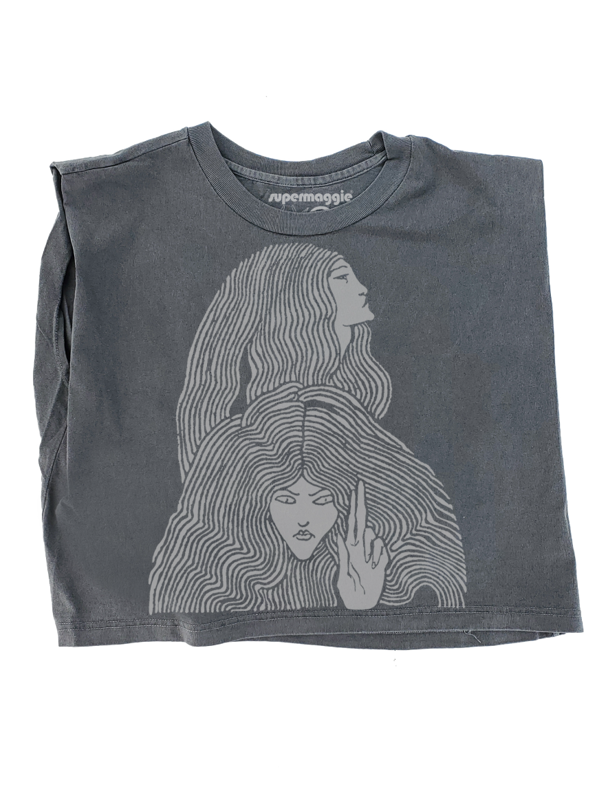 •WITCHES• cotton muscle tee (USA)