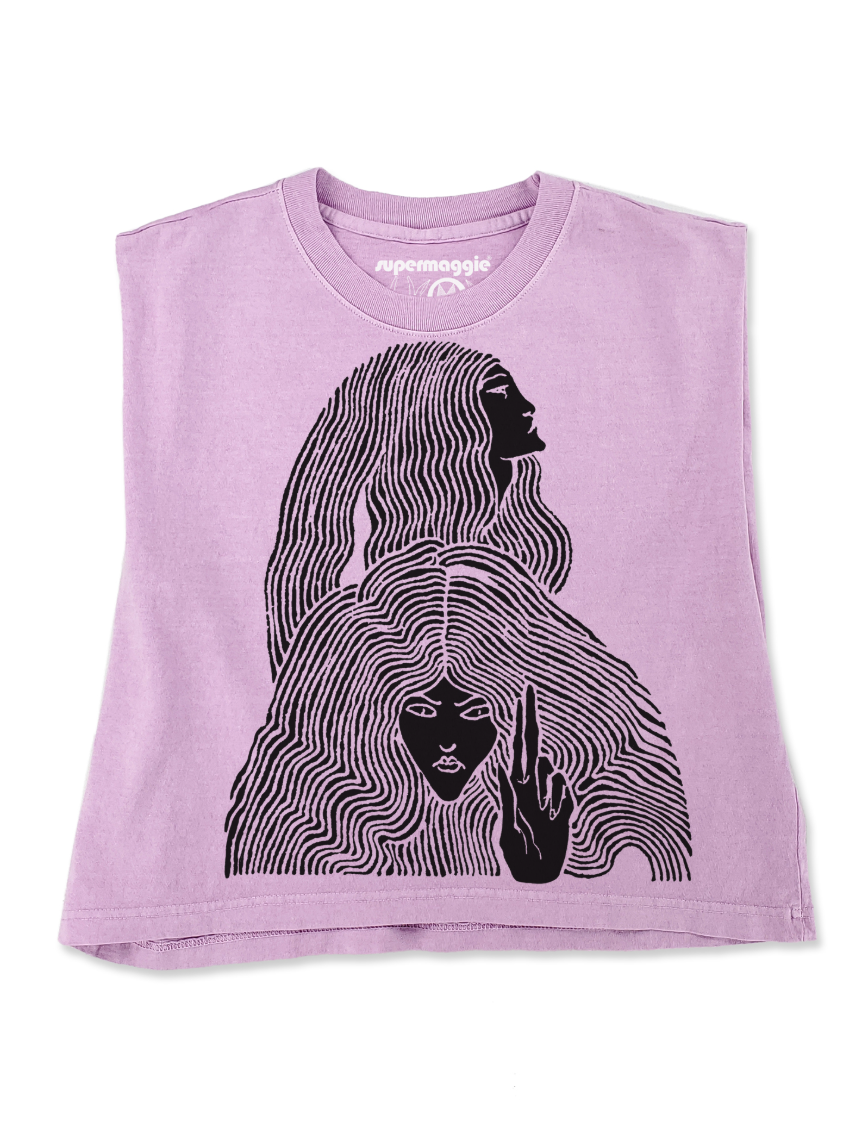 •WITCHES• cotton muscle tee (USA)