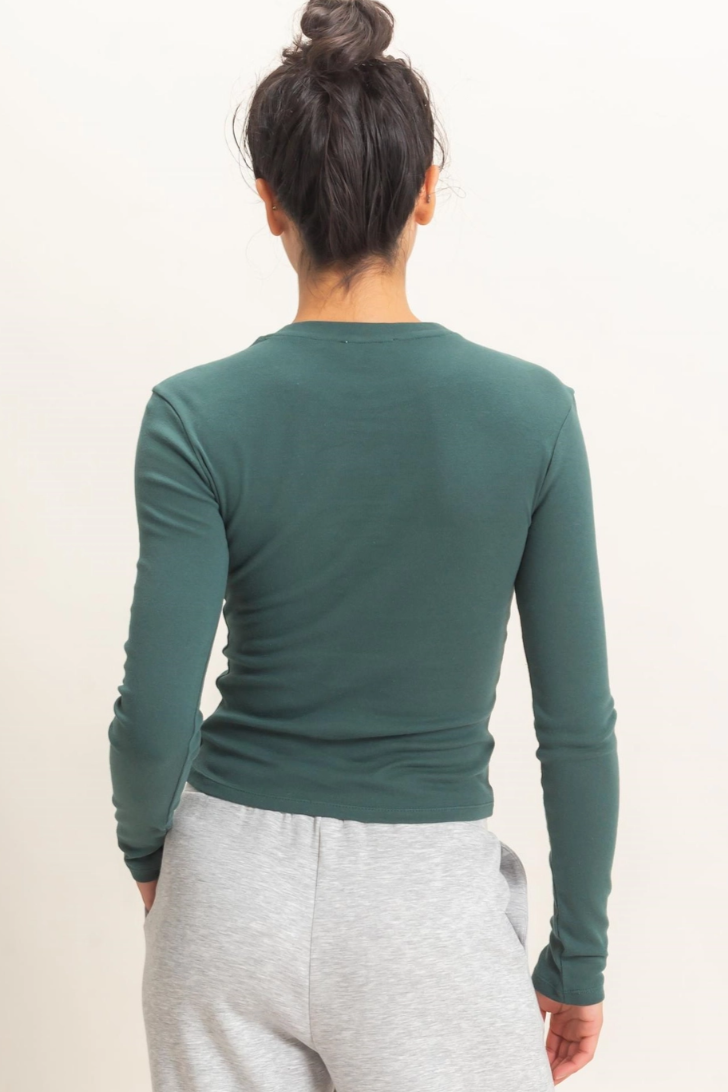 •JESSE• crew neck long sleeve top