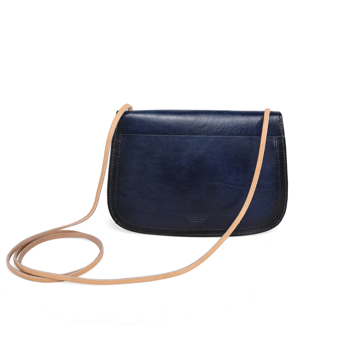 •BOONE• navy leather crossbody/shoulder bag