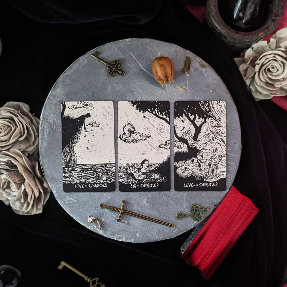 •NIGHT VISIONS• mini tarot deck