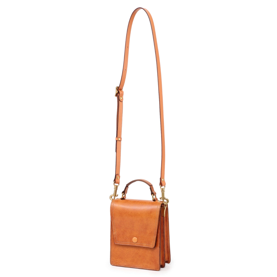 •PORTLAND• caramel leather crossbody/handbag