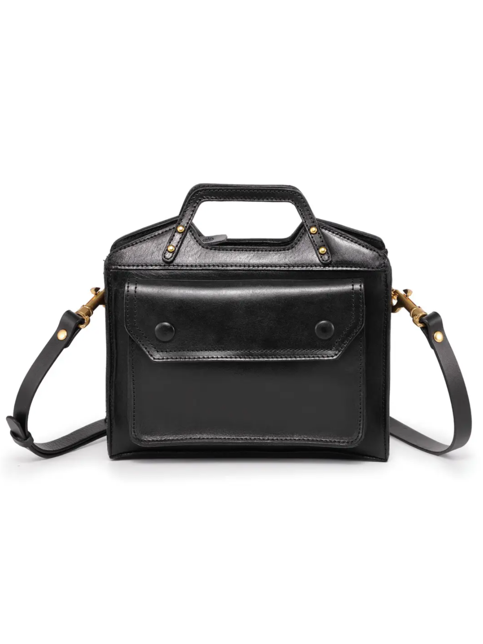 •SEATTLE• black leather crossbody/handbag