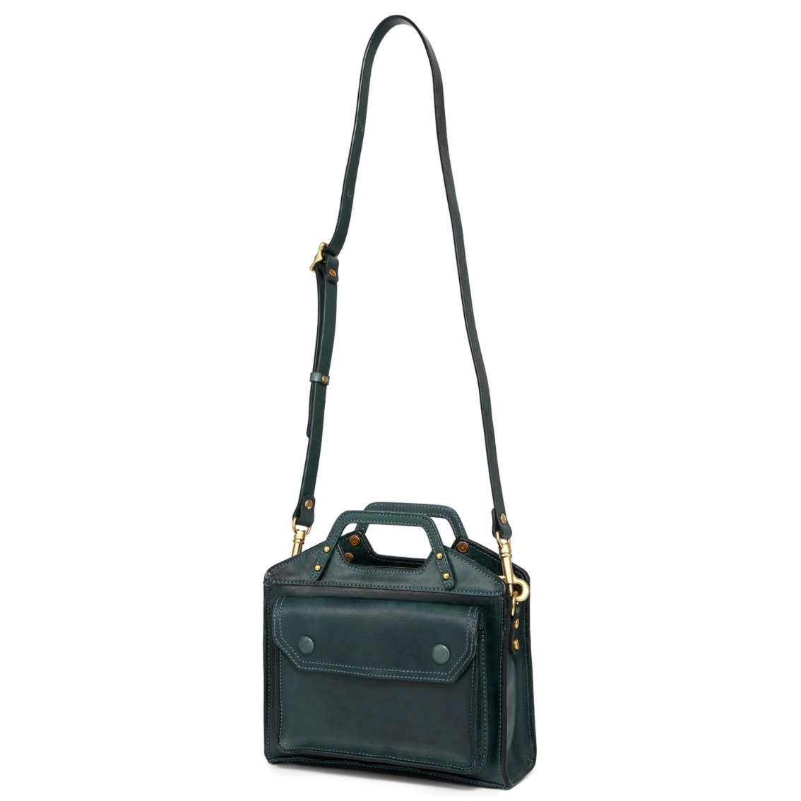 •SEATTLE• deep sea leather crossbody/handbag