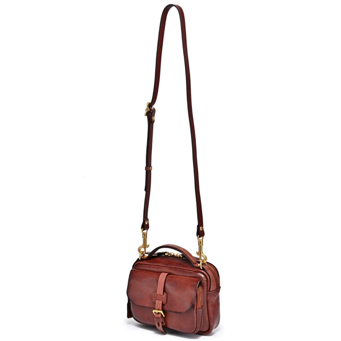 •CORNELL• mahogany leather crossbody/handbag