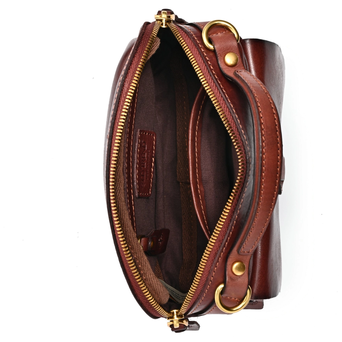 •CORNELL• mahogany leather crossbody/handbag