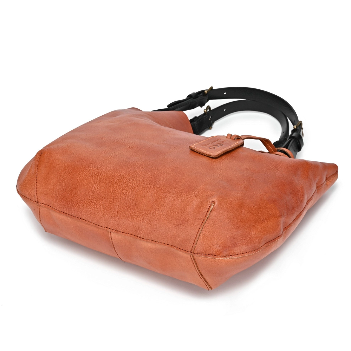 •CHARLESTON• caramel leather crossbody/tote bag