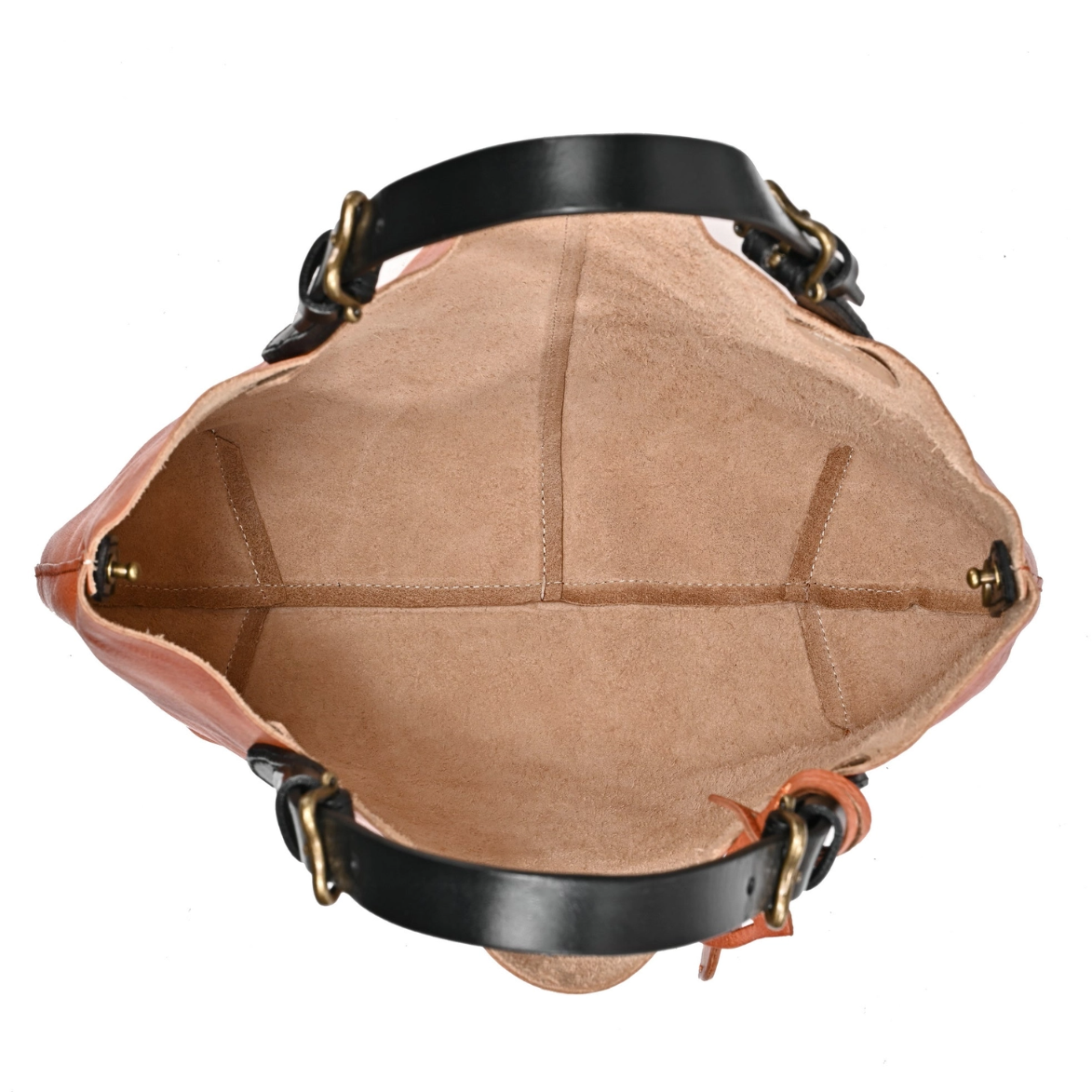 •CHARLESTON• caramel leather crossbody/tote bag