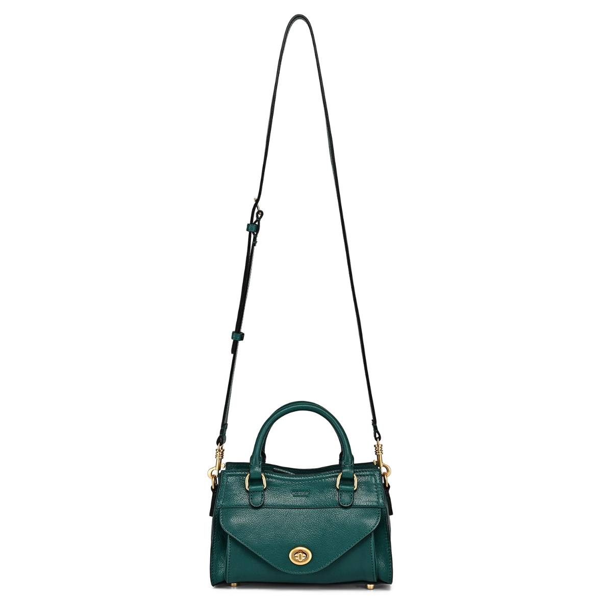 •DALLAS• emerald leather crossbody/handbag