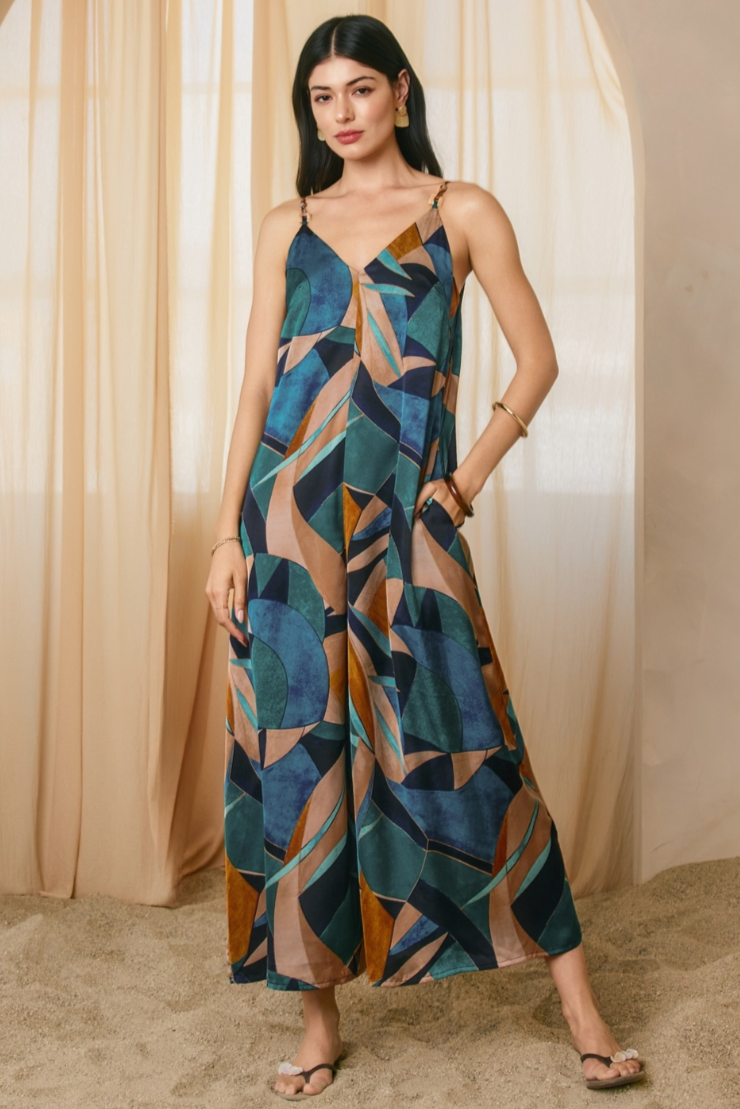 •MIAMI• cropped wide leg jumpsuit