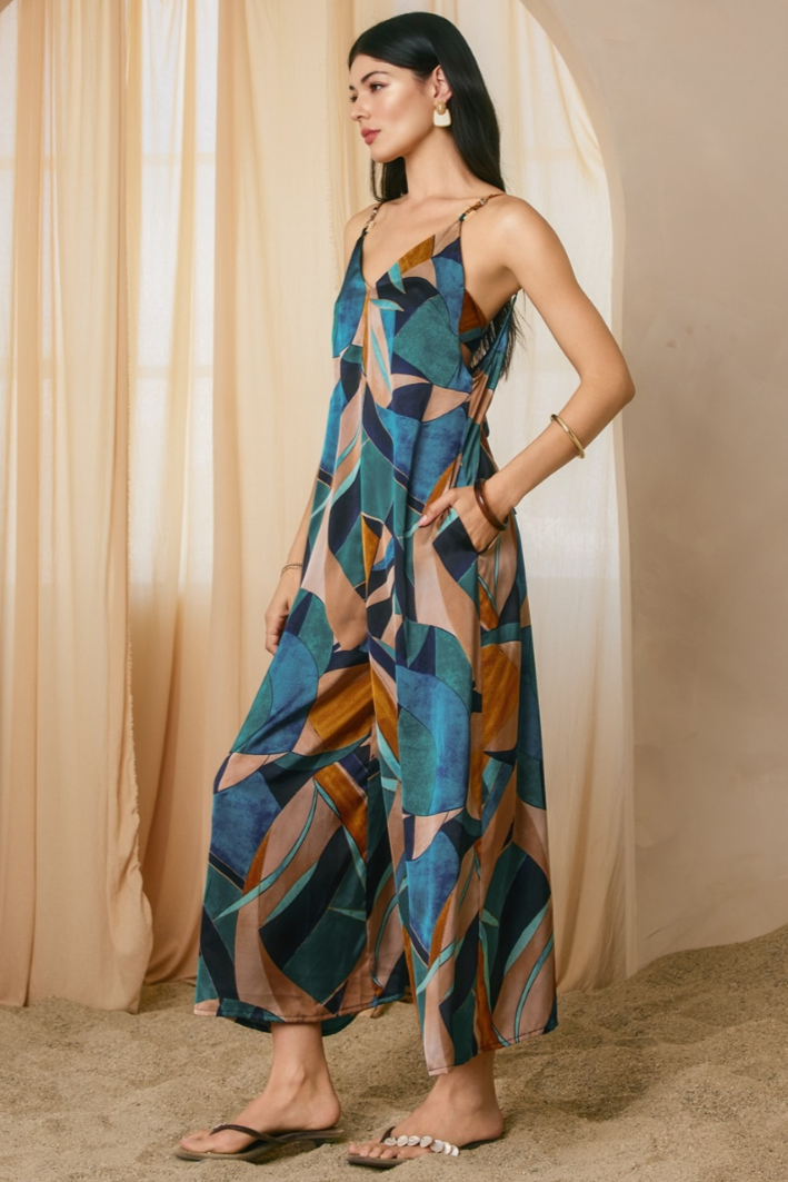 •MIAMI• cropped wide leg jumpsuit