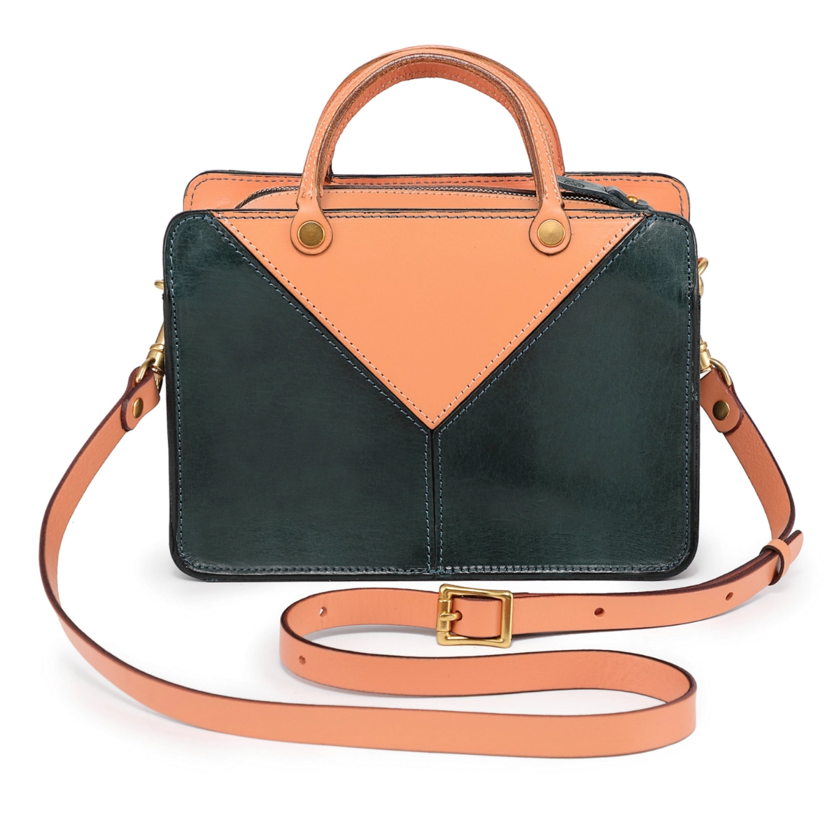 •ASTORIA• deep sea leather crossbody/handbag