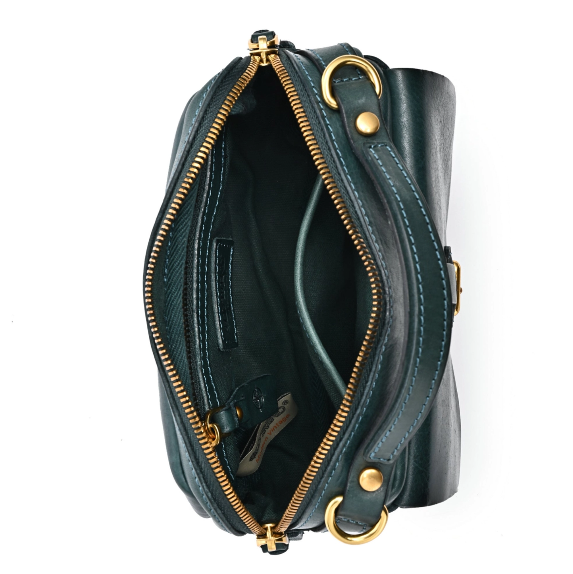 •CORNELL• deep sea leather crossbody/handbag