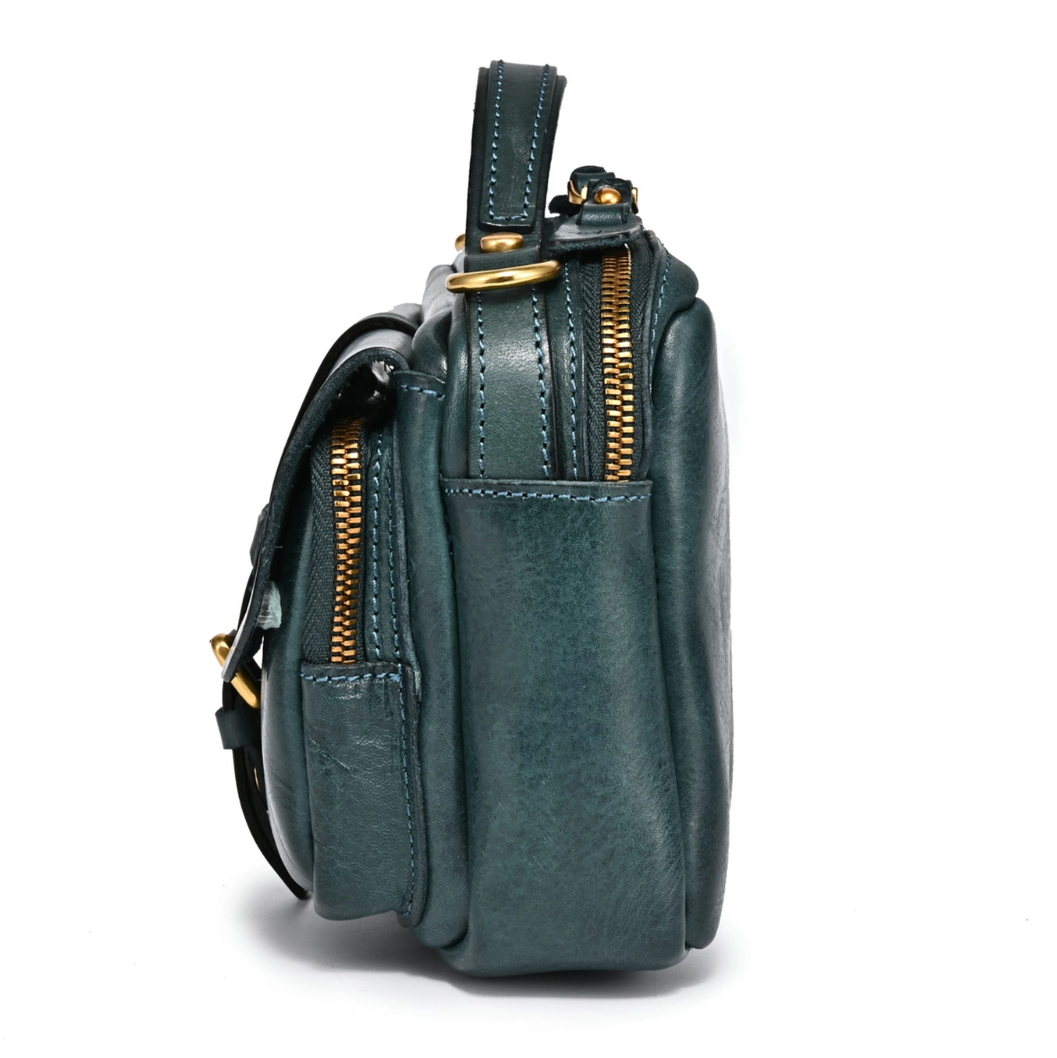•CORNELL• deep sea leather crossbody/handbag