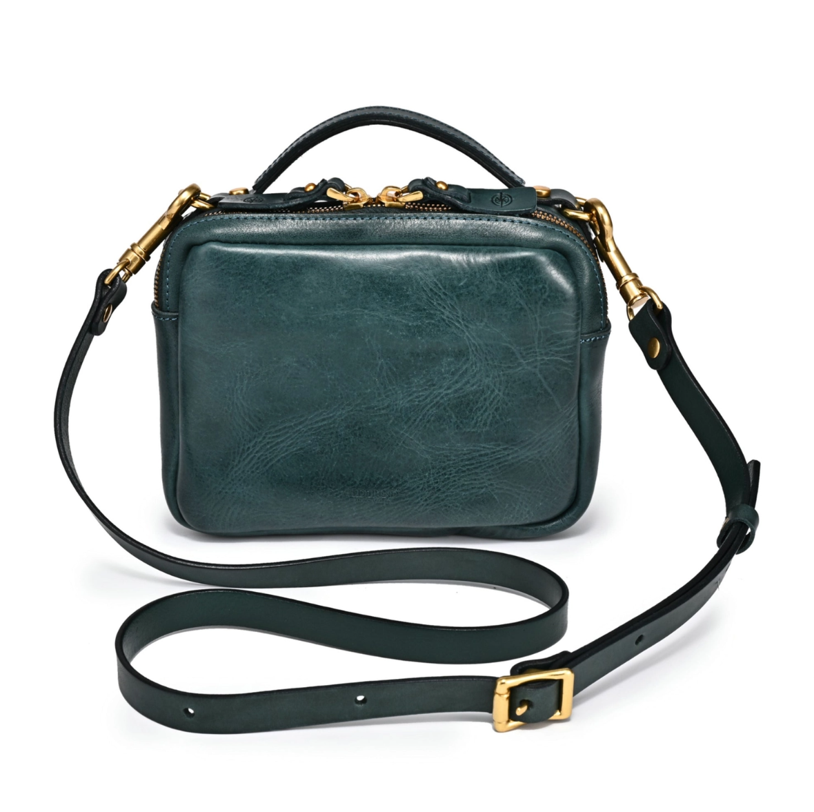 •CORNELL• deep sea leather crossbody/handbag