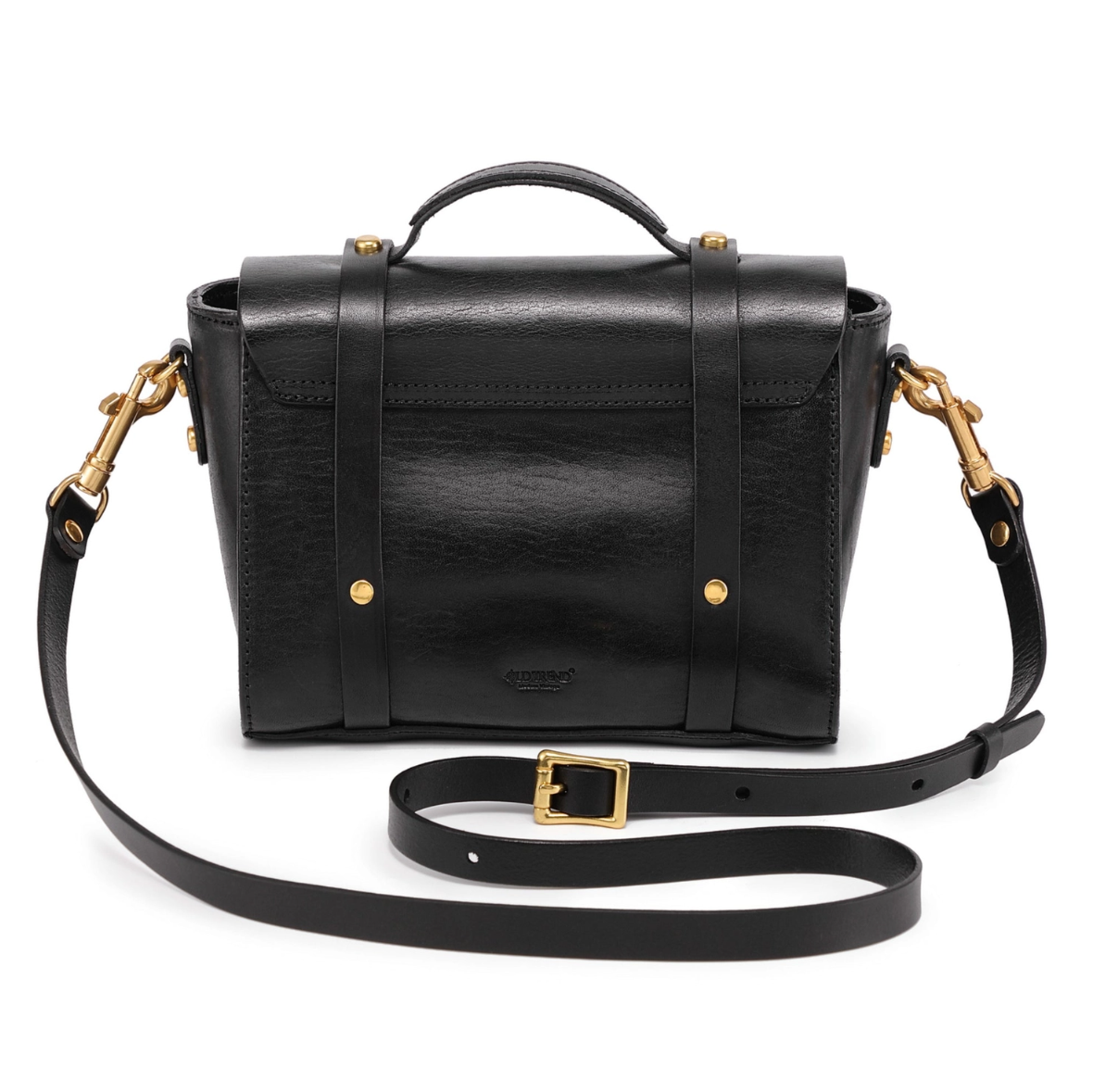 •SOHO• black leather mini satchel/crossbody