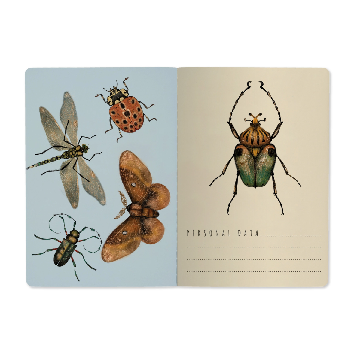 •ENTOMOLOGY• lined notebook