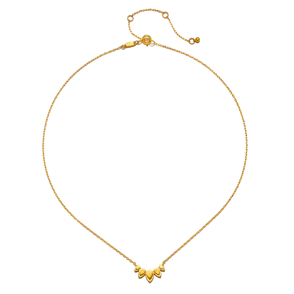 •BEAUTY OF TRANSFORMATION• gold necklace (16"-19" long)