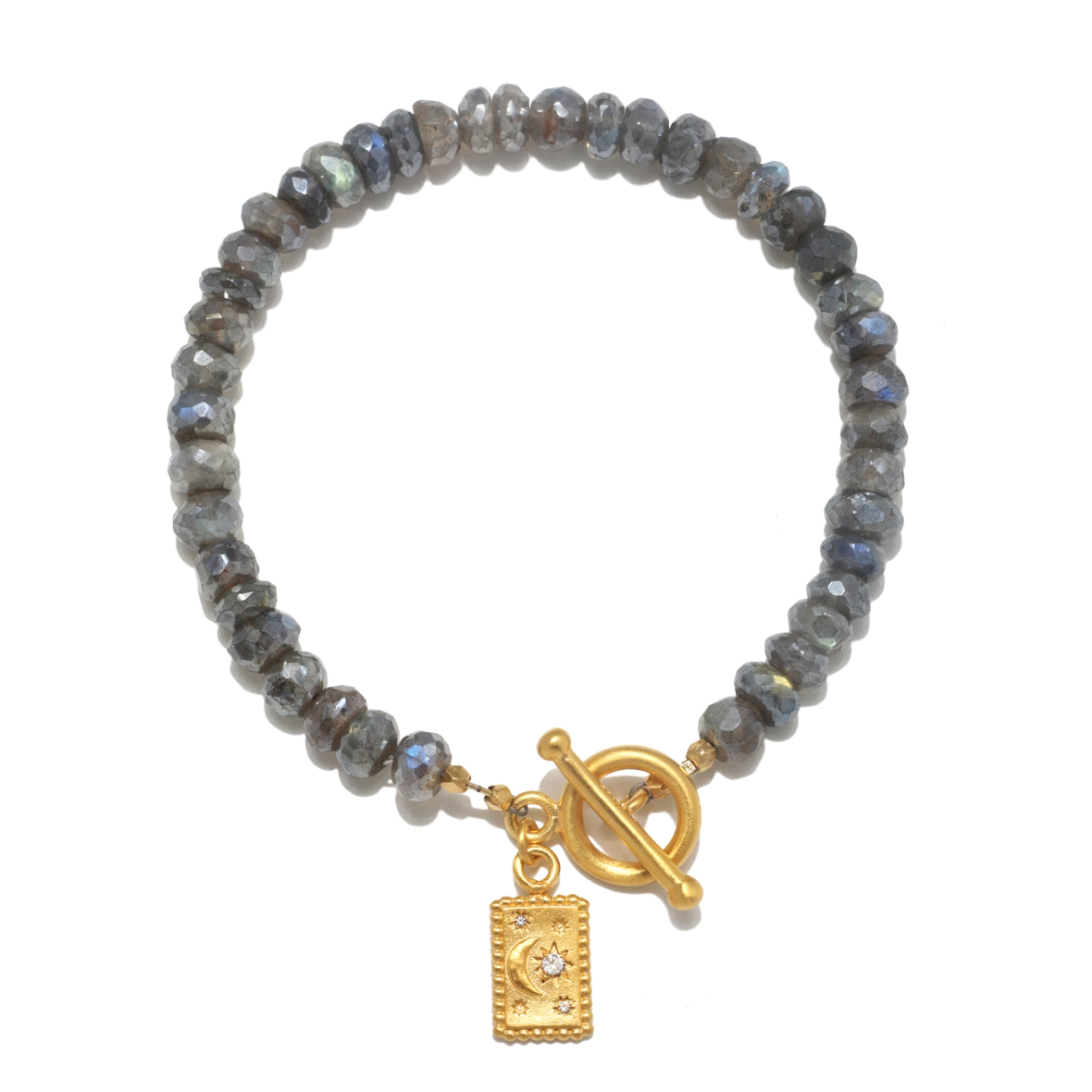 •CHASING DREAMS• labradorite + gold bracelet