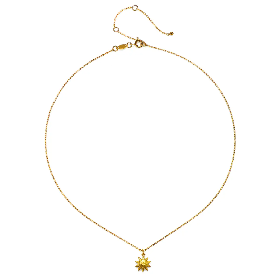•HERE COMES THE SUN• gold necklace (16"-19" long)