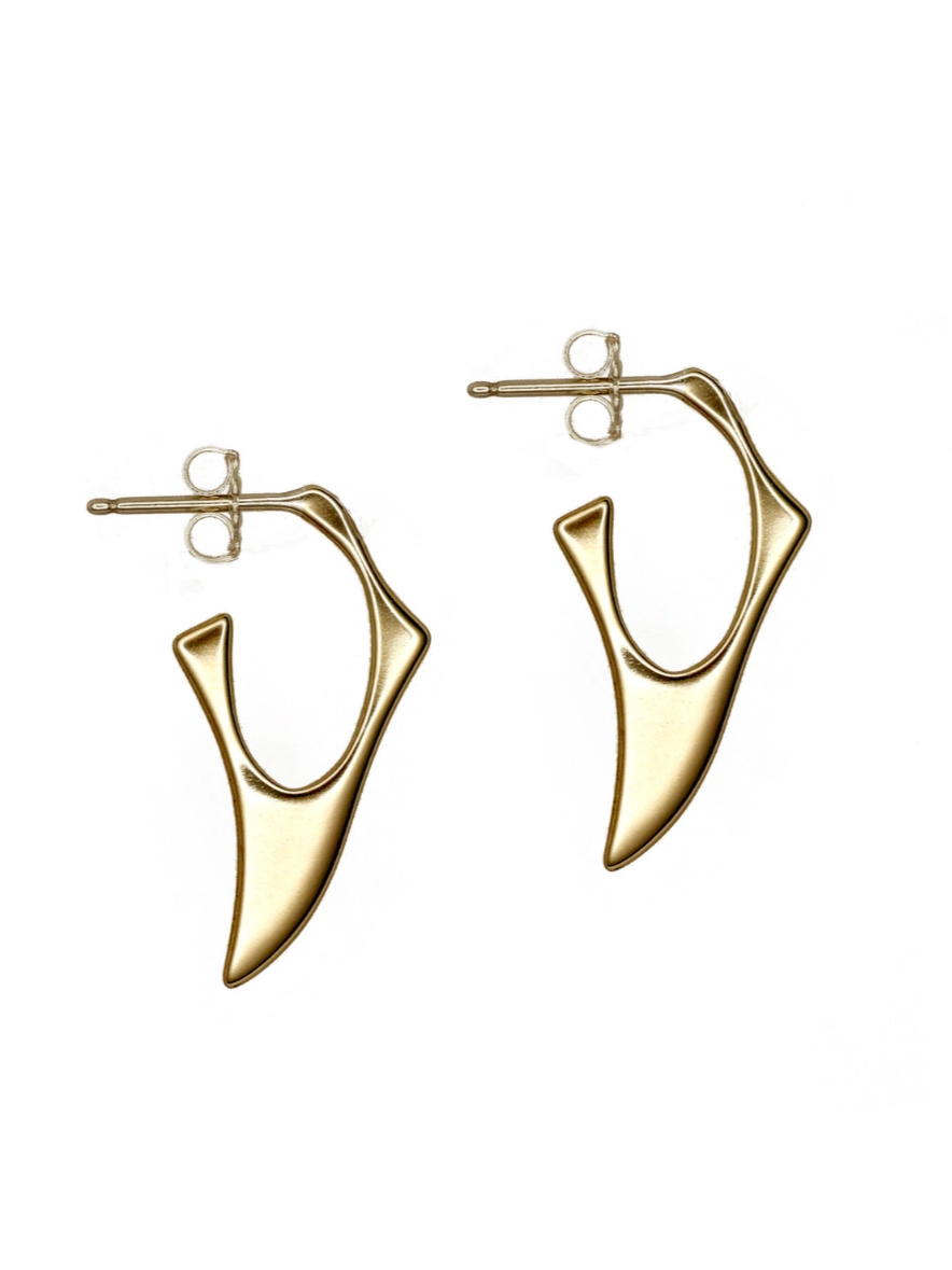 •TALON• gold hoop earrings
