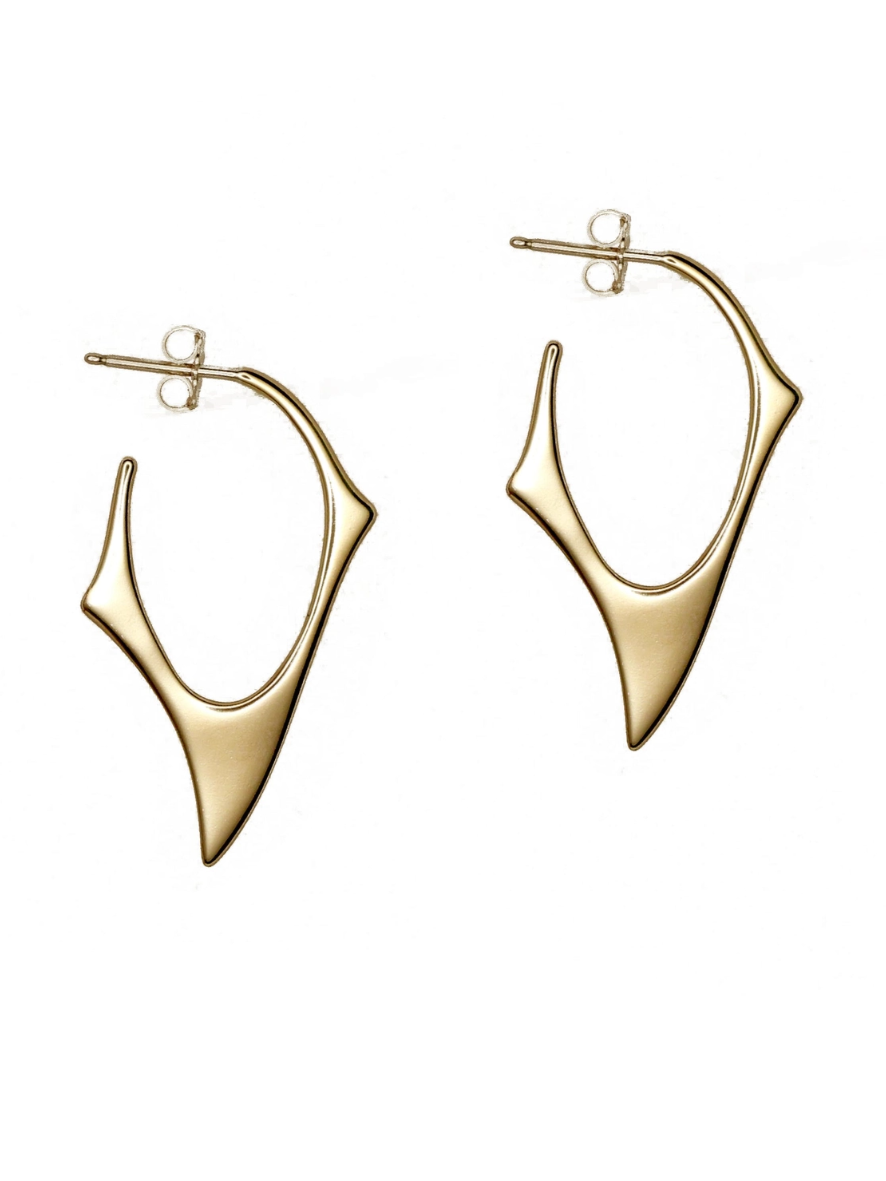 •AVA• gold hoop earrings