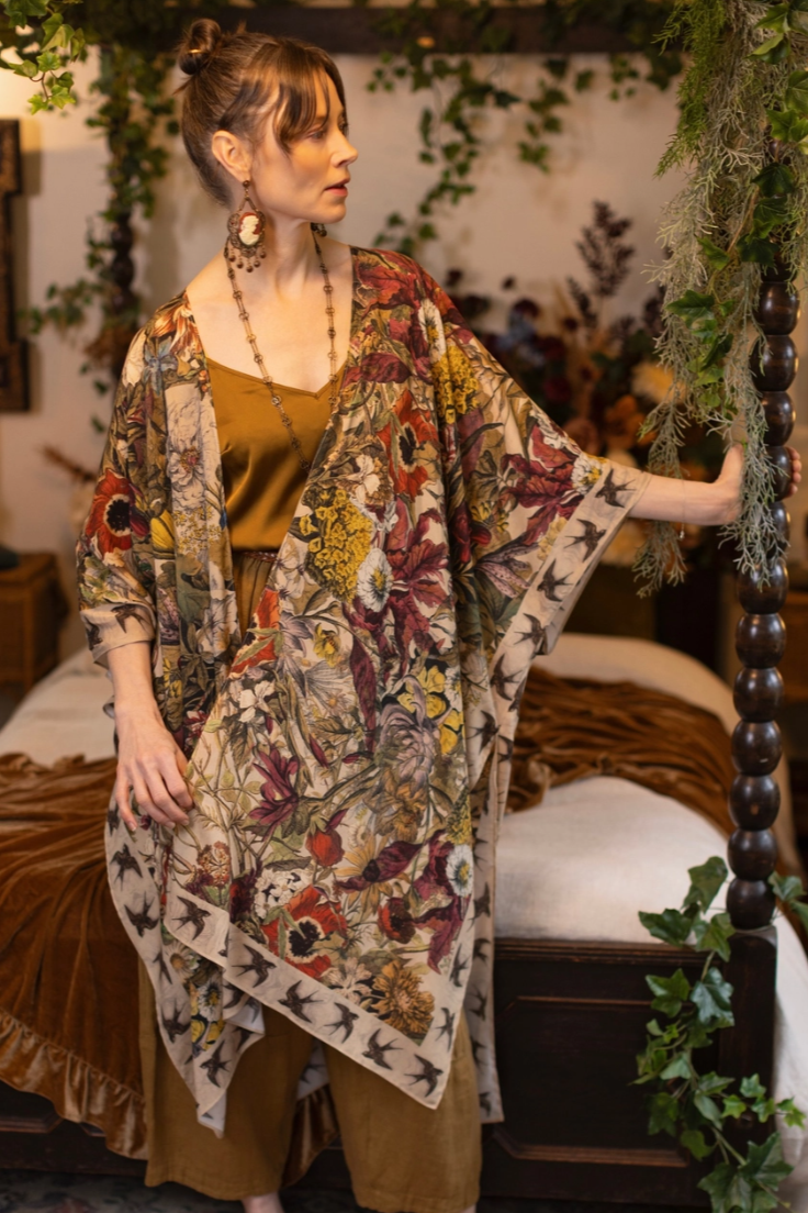 •GOLDEN HOUR• ruana style bamboo cardigan