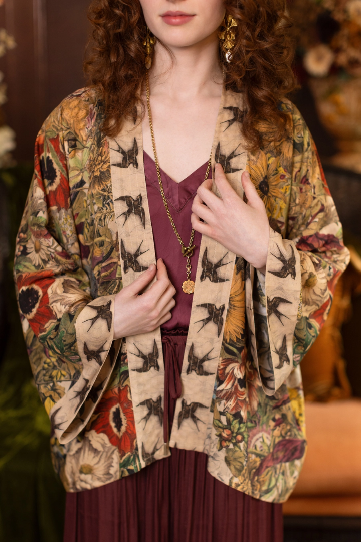 •GOLDEN HOUR• cropped bamboo cardigan