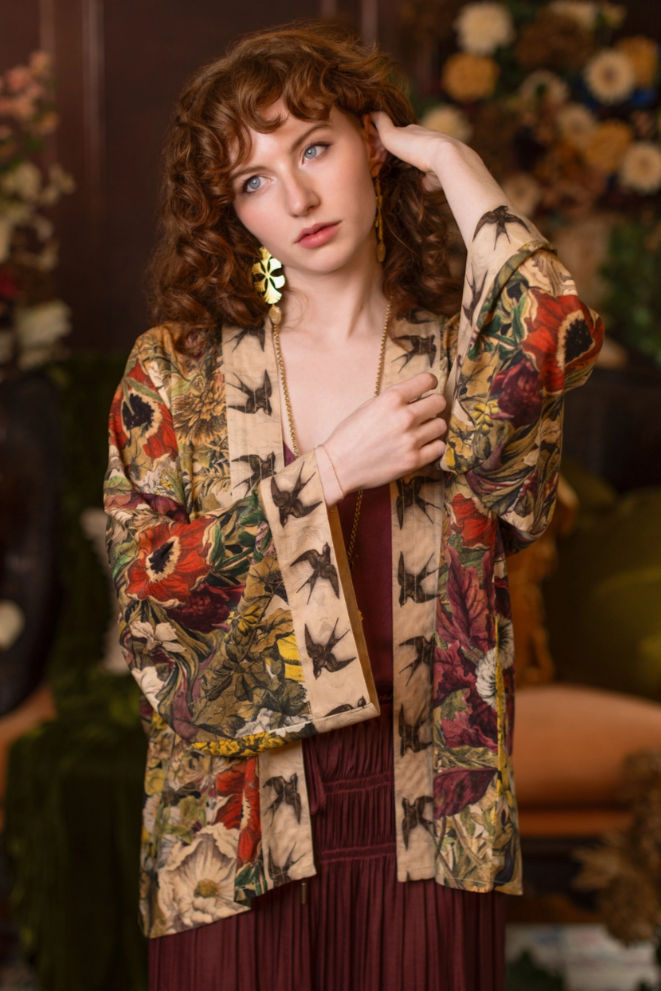 •GOLDEN HOUR• cropped bamboo cardigan