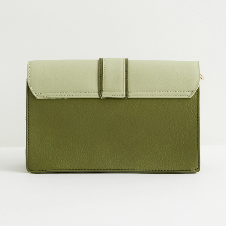•KINGFISHER• embroidered 'leather' crossbody