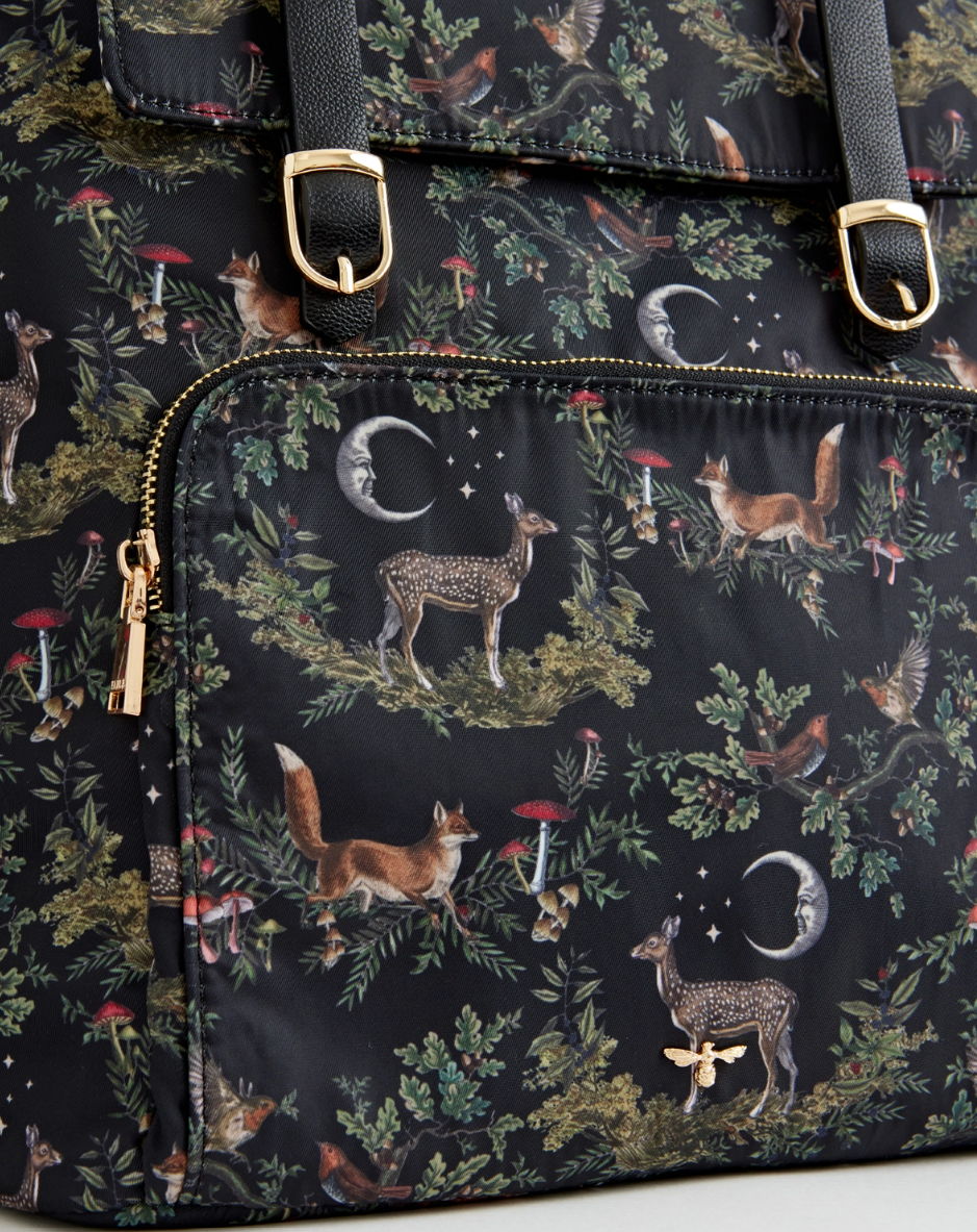 •WOODLAND - BLACK• backpack