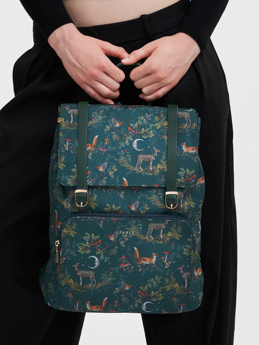 •WOODLAND - GREEN• backpack