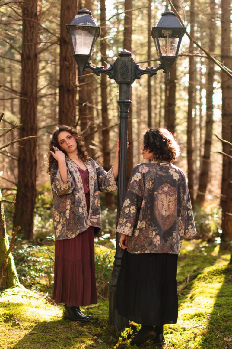 •LIONHEART• fleece lined cottage cardigan