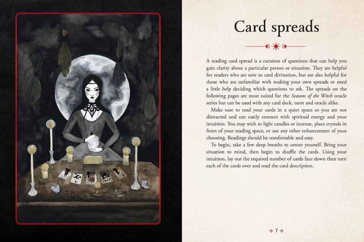 •SEASONS OF THE WITCH• samhain deluxe oracle deck