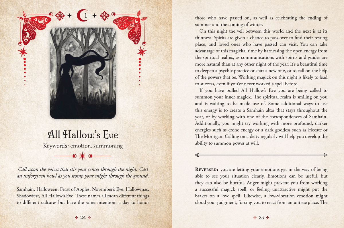 •SEASONS OF THE WITCH• samhain deluxe oracle deck